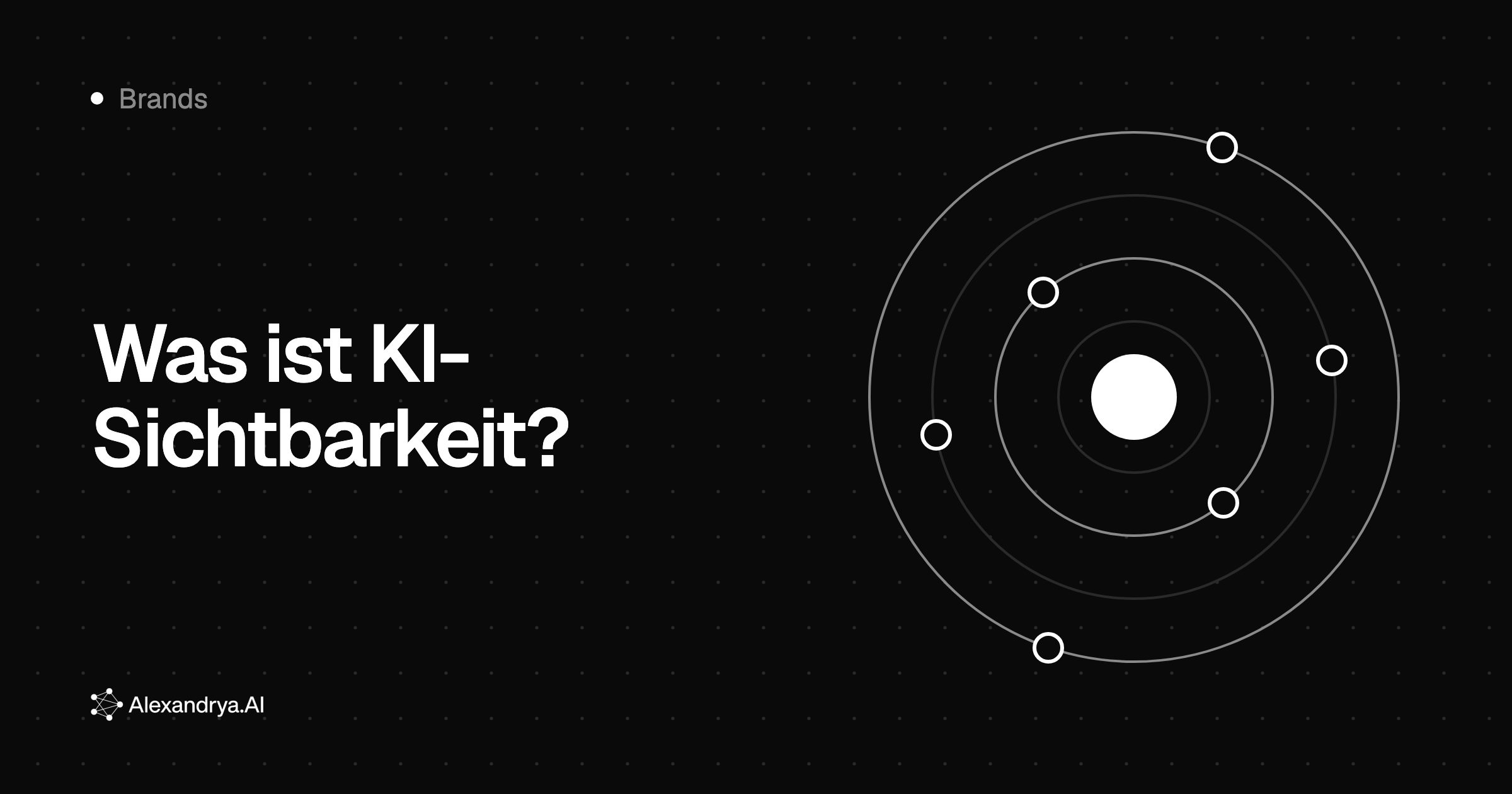Titelgrafik: Was ist KI-Sichtbarkeit? Die Metrik, die jeder CMO 2026 kennen muss